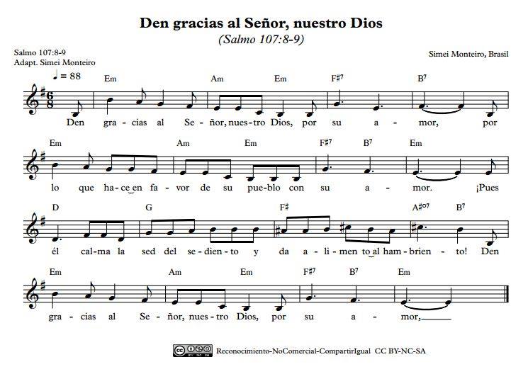den gracias al Señor